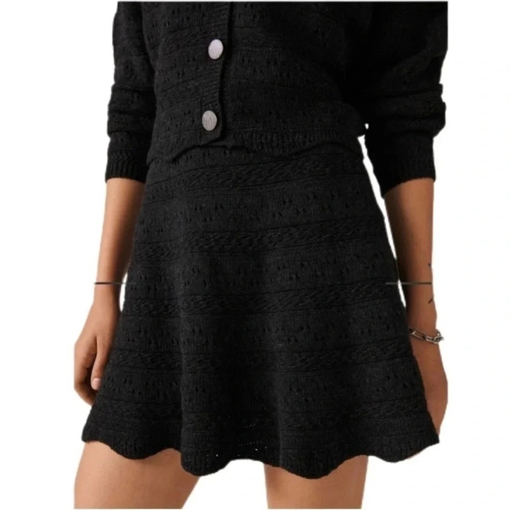 Ba&sh the Riverlane Hana knit mini skirt